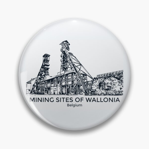 Item preview, Mining Sites of Wallonia - Belgium designed and sold by Lakeric Cityscapes.