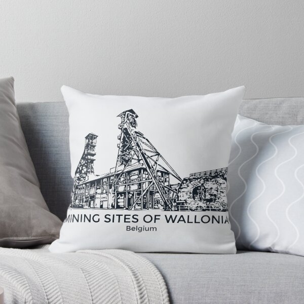 Item preview, Mining Sites of Wallonia - Belgium designed and sold by Lakeric Cityscapes.