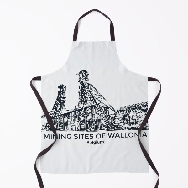 Item preview, Mining Sites of Wallonia - Belgium designed and sold by Lakeric Cityscapes.