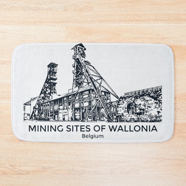 Item preview, Mining Sites of Wallonia - Belgium designed and sold by Lakeric Cityscapes.