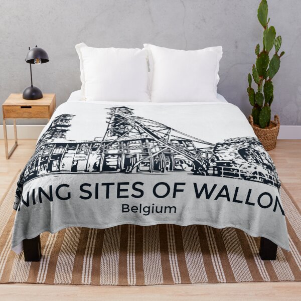 Item preview, Mining Sites of Wallonia - Belgium designed and sold by Lakeric Cityscapes.