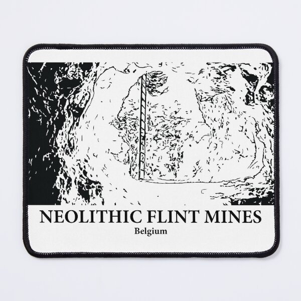Item preview, Neolithic Flint Mines - Belgium designed and sold by Lakeric Cityscapes.