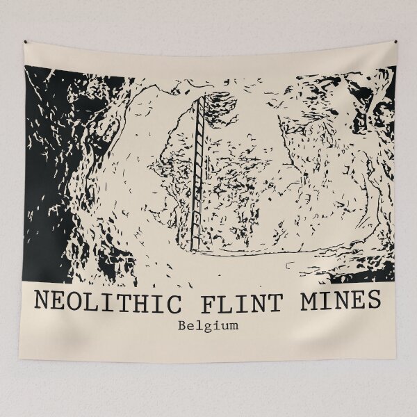 Item preview, Neolithic Flint Mines - Belgium designed and sold by Lakeric Cityscapes.