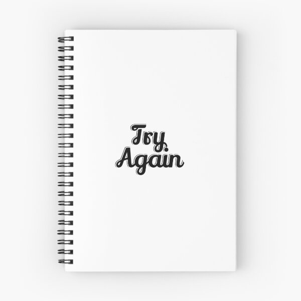 Item preview, Try again - short motivational phrases designed and sold by Inspirationmotivation.