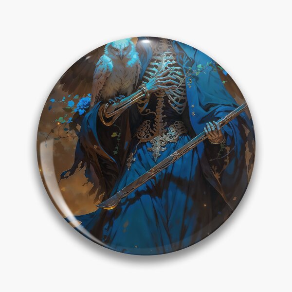 Item preview, Blue Santa Muerte designed and sold by AliceWhiteDF.