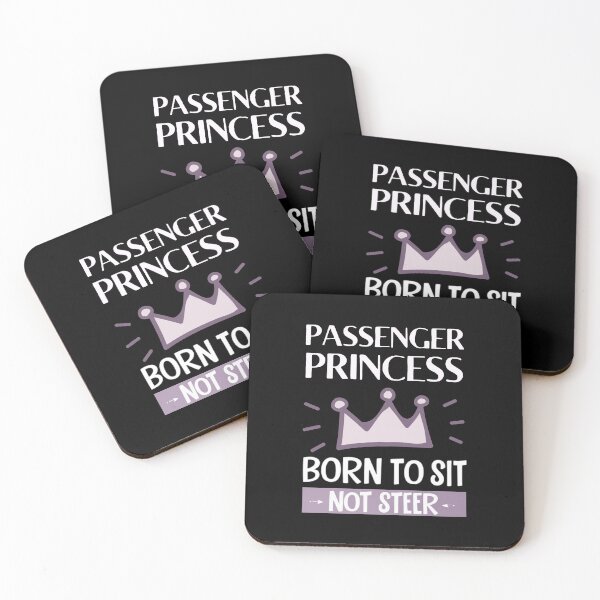 Artikelvorschau, lustige Passagierprinzessin mit Krone | Born to Set entworfen und verkauft von Drive-Darling.