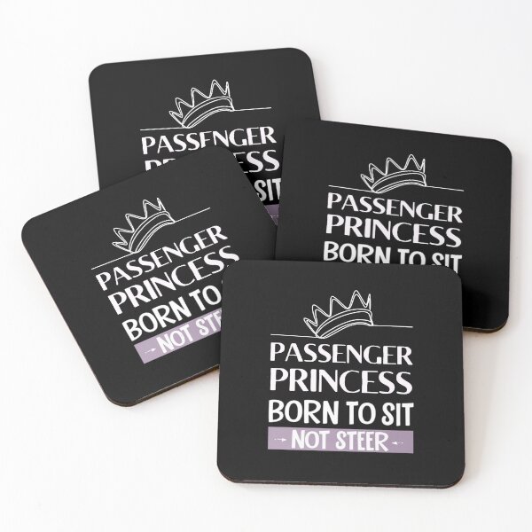 Artikelvorschau, lustige Passagierprinzessin mit Krone | Born to Set entworfen und verkauft von Drive-Darling.
