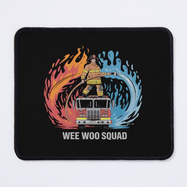 Item preview, Wee Woo Squad - This gift is perfect for firefighters, first responders, and fans of firefighting and rescue themes. designed and sold by ZyziowskyArt.