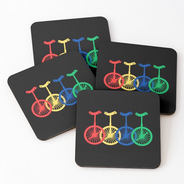 Item preview, Colourful unicycles  designed and sold by Rocklights.