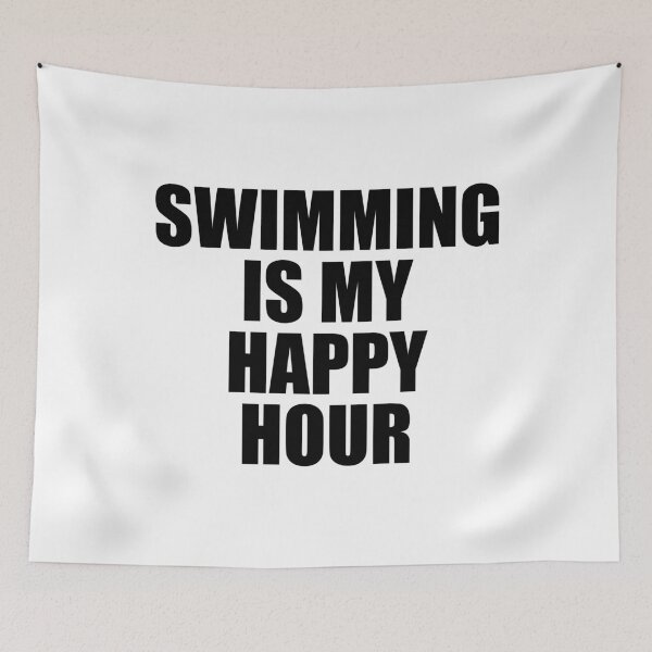 Item preview, Swimming Is My Happy Hour  designed and sold by Inspirationmotivation.