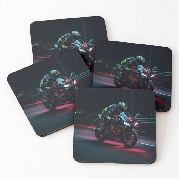Item preview, Motorcyclist at Night designed and sold by Airod 07.