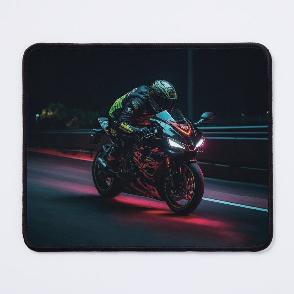 Item preview, Motorcyclist at Night designed and sold by Airod 07.