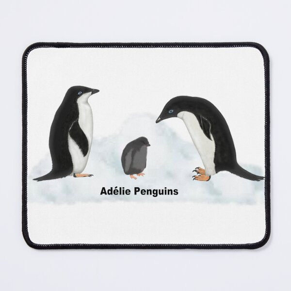 Item preview, Adelie Penguins Labeled designed and sold by ArtAndBliss.