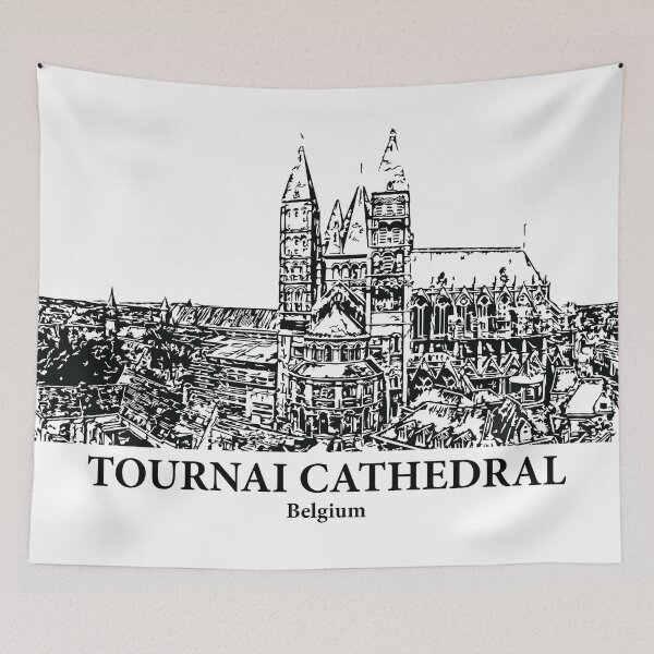 Item preview, Tournai Cathedral - Belgium designed and sold by Lakeric Cityscapes.