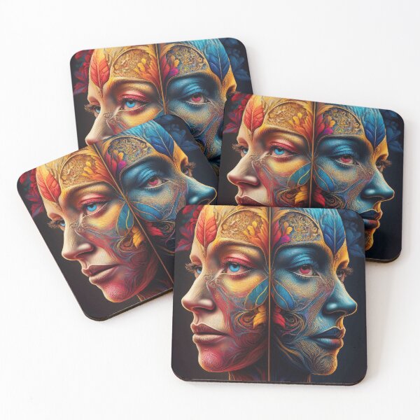 Item preview, Equinox surreal face designed and sold by psychoshadow.