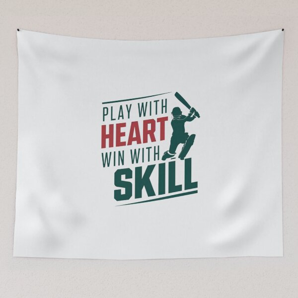 Item preview, Play With Heart Win With Skill designed and sold by Jollys-ArtShop.
