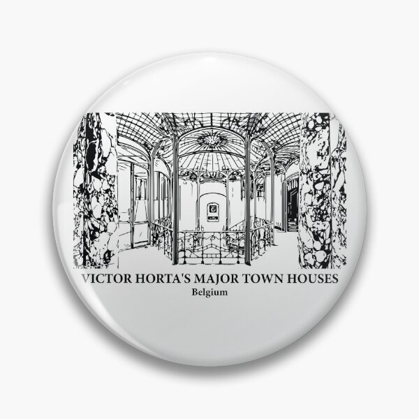 Item preview, Victor Horta's Major Town Houses - Belgium designed and sold by Lakeric Cityscapes.