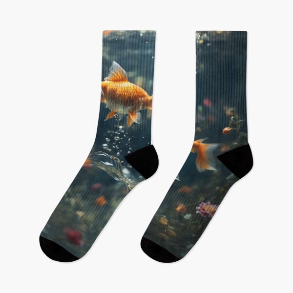 Item preview, Goldfish and Blossoms designed and sold by Sadia  Jannat.