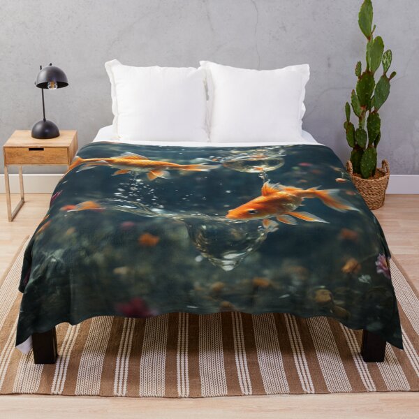 Item preview, Goldfish and Blossoms designed and sold by Sadia Jannat.