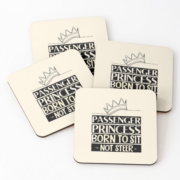 Artikelvorschau, lustige Passagierprinzessin mit Krone | Born to Set entworfen und verkauft von Drive-Darling.