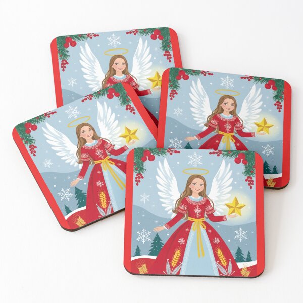 Item preview,  Christmas angel, girl angel. new year 2025 designed and sold by m-litomirskaya.