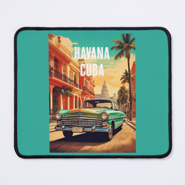Item preview, Havana Cuba Classic Car Retro Travel Poster designed and sold by Boxing Kangaroo Retail Company.