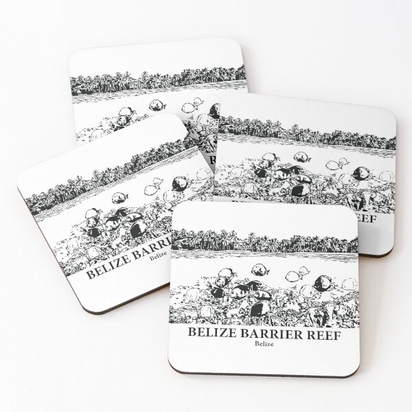 Item preview, Belize Barrier Reef - Belize designed and sold by Lakeric Cityscapes.