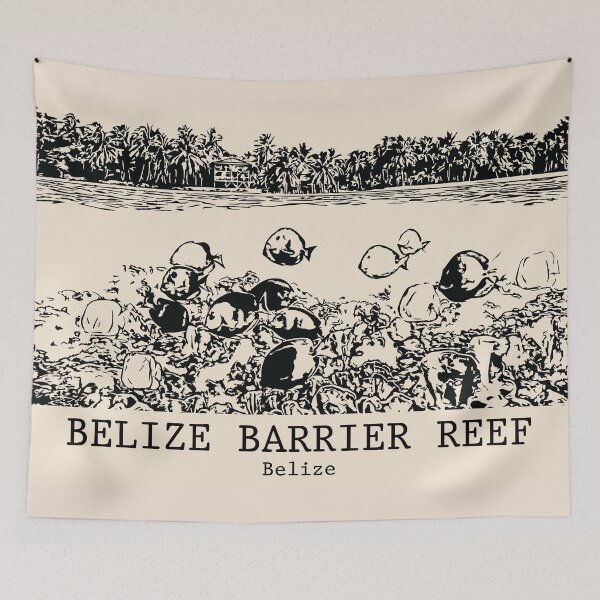 Item preview, Belize Barrier Reef - Belize designed and sold by Lakeric Cityscapes.