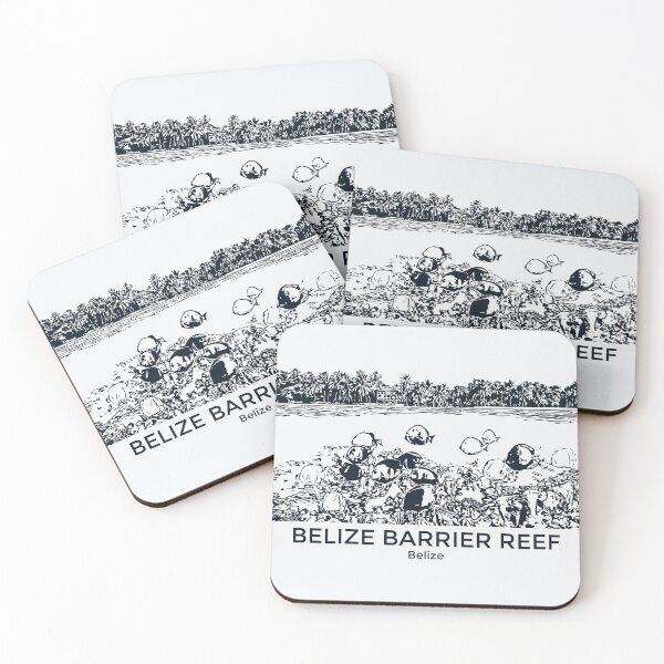 Item preview, Belize Barrier Reef - Belize designed and sold by Lakeric Cityscapes.
