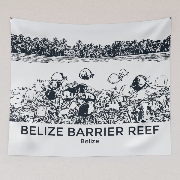 Item preview, Belize Barrier Reef - Belize designed and sold by Lakeric Cityscapes.