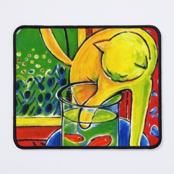 Item preview, The Cat with Red Fish (Le Chat aux Poissons Rouges) by Henri Matisse designed and sold by Andreja's shop.