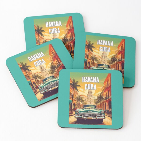Item preview, Havana Cuba Classic Car Retro Travel Poster designed and sold by Boxing Kangaroo Retail Company.