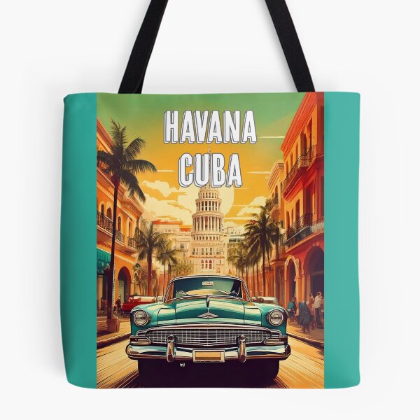 Item preview, Havana Cuba Classic Car Retro Travel Poster designed and sold by Boxing Kangaroo Retail Company.