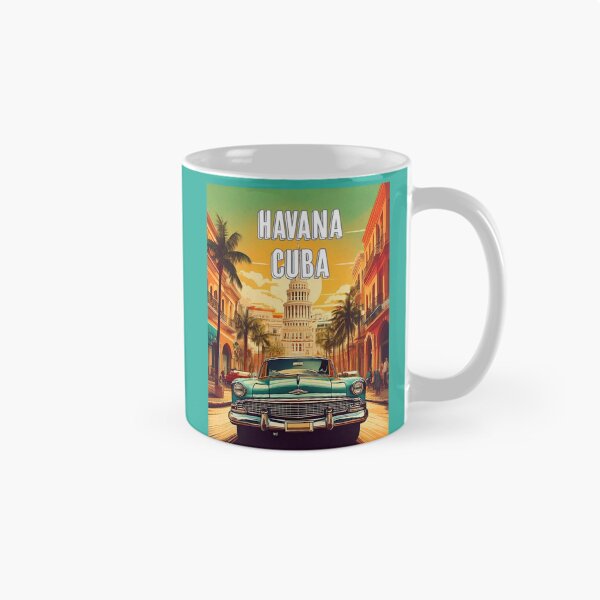 Item preview, Havana Cuba Classic Car Retro Travel Poster designed and sold by Boxing Kangaroo Retail Company.