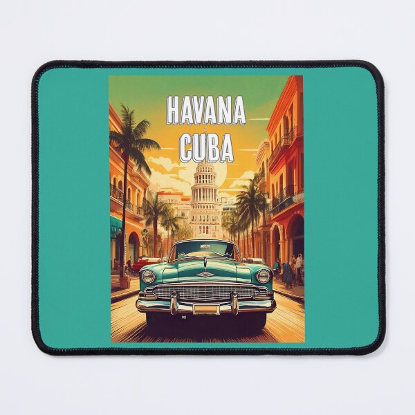 Item preview, Havana Cuba Classic Car Retro Travel Poster designed and sold by Boxing Kangaroo Retail Company.