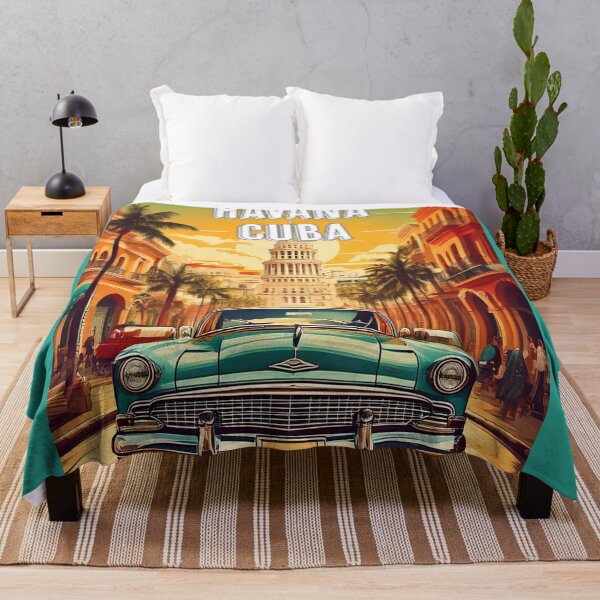 Item preview, Havana Cuba Classic Car Retro Travel Poster designed and sold by Boxing Kangaroo Retail Company.