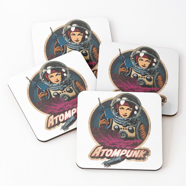Item preview, AtomPunk (retro sci-fi comic book art) designed and sold by BLVDdesign.