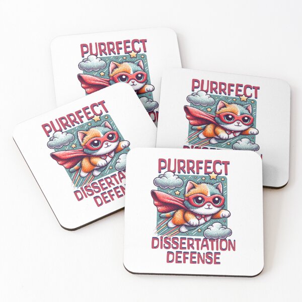 Item preview, Purrfect Dissertation Defense | Thesis Defense Cat Lover | Dissertation Defense Cat Lover Present | PhD Grad designed and sold by jadedscientist.