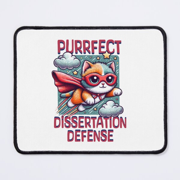 Item preview, Purrfect Dissertation Defense | Thesis Defense Cat Lover | Dissertation Defense Cat Lover Present | PhD Grad designed and sold by jadedscientist.
