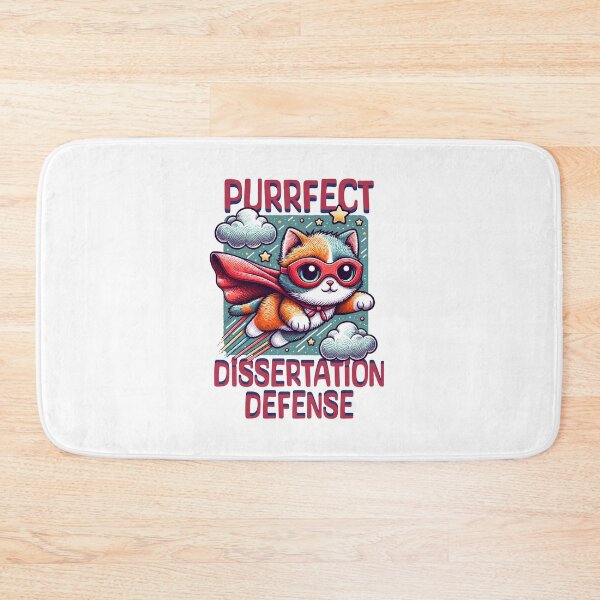 Item preview, Purrfect Dissertation Defense | Thesis Defense Cat Lover | Dissertation Defense Cat Lover Present | PhD Grad designed and sold by jadedscientist.