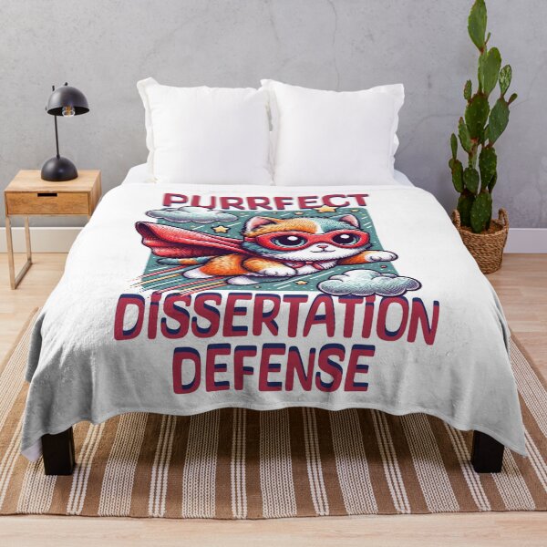 Item preview, Purrfect Dissertation Defense | Thesis Defense Cat Lover | Dissertation Defense Cat Lover Present | PhD Grad designed and sold by jadedscientist.