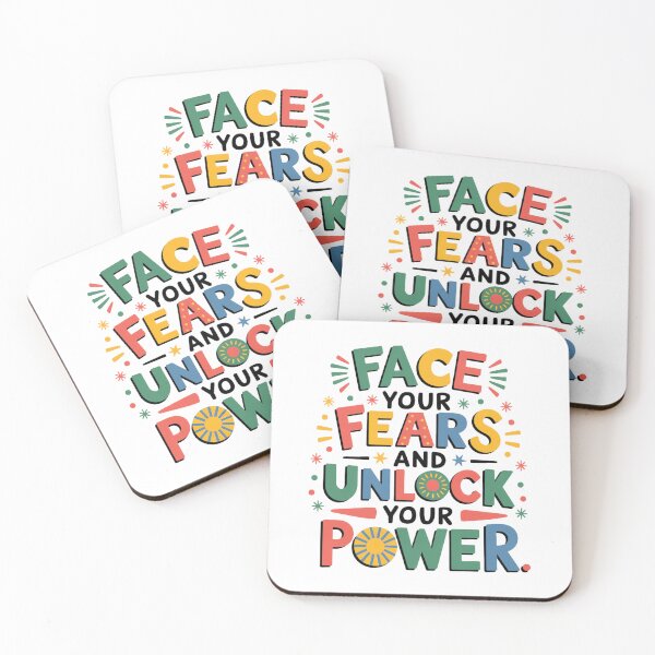 Item preview, courage  Face Your Fears and Unlock Your Power designed and sold by bukajart.