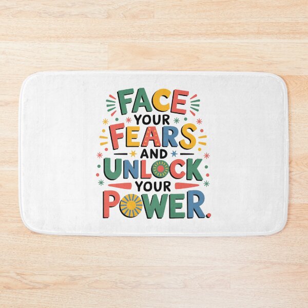 Item preview, courage  Face Your Fears and Unlock Your Power designed and sold by bukajart.