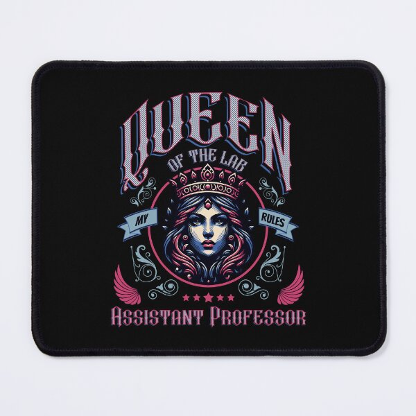 Item preview, Queen Of The Lab Assistant Professor | New Professor Present | Woman Assistant Professor | Women In STEM designed and sold by jadedscientist.
