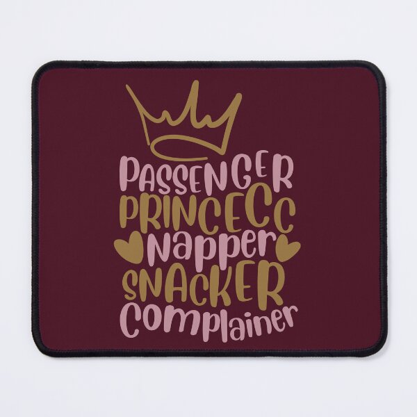 Item preview, funny passenger princess with crown| designed and sold by Drive-Darling.
