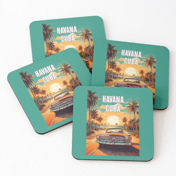 Item preview, Havana Cuba Classic Car Retro Travel Poster designed and sold by Boxing Kangaroo Retail Company.