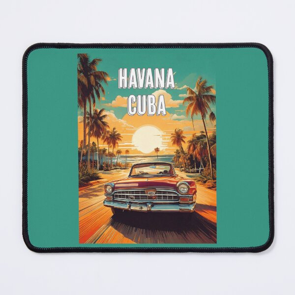 Item preview, Havana Cuba Classic Car Retro Travel Poster designed and sold by Boxing Kangaroo Retail Company.
