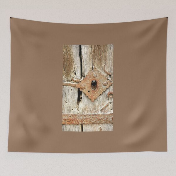 Item preview, Old fittings on an old door. designed and sold by manoloshoping.