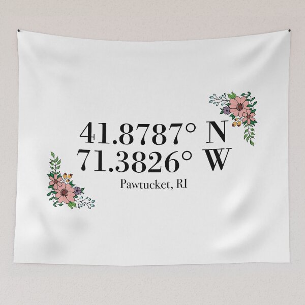 Item preview, Pawtucket, RI Coordinates designed and sold by mynameisliana.