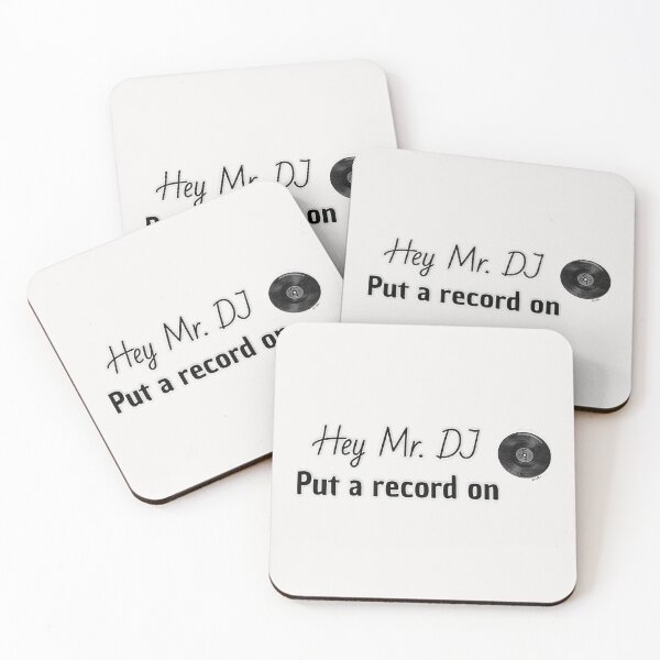 Item preview, Hey Mr. DJ Put a record on Text  designed and sold by Hen-C-Art.